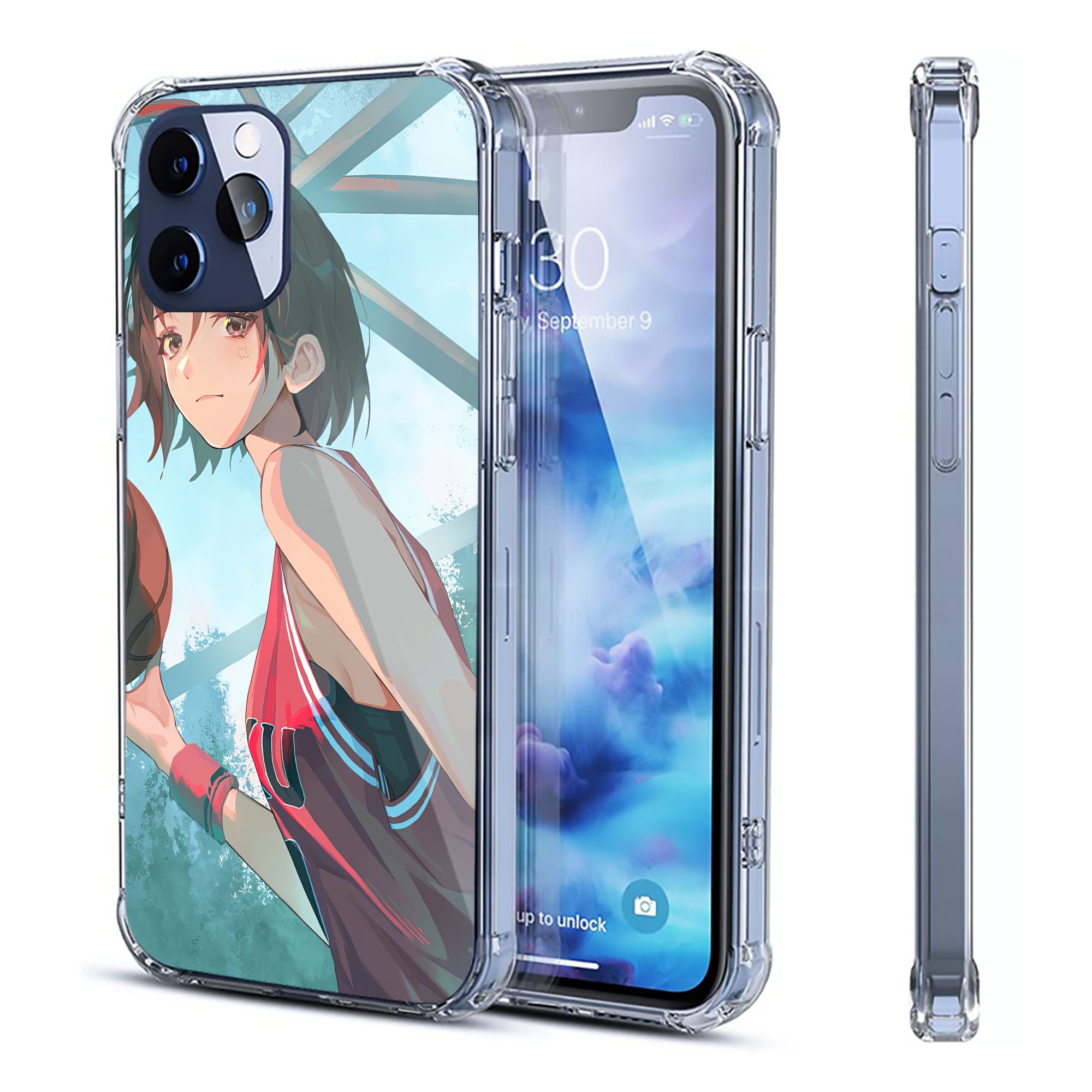 （画像用） SLAM DUNK／スラムダンク 【iPhone 12シリーズ対応】透明スマホケース（クリアソフトケース）